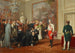 L'keizer François I geeft een algemeen audiëntie - Johann Peter Krafft — weergave van het kunstwerk