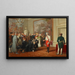 L'keizer François I geeft een algemeen audiëntie - Johann Peter Krafft — ingelijst kunstwerk aan de muur