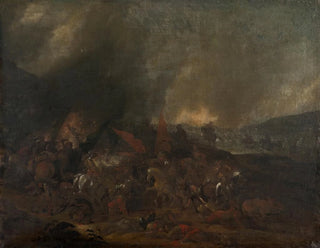 Johann Philip Lemke - Battle scene.webp