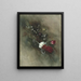 Bouquets de fleurs - Johann Sperl — framed artwork on a wall
