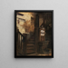Staircase - Johann Sperl — framed artwork on a wall
