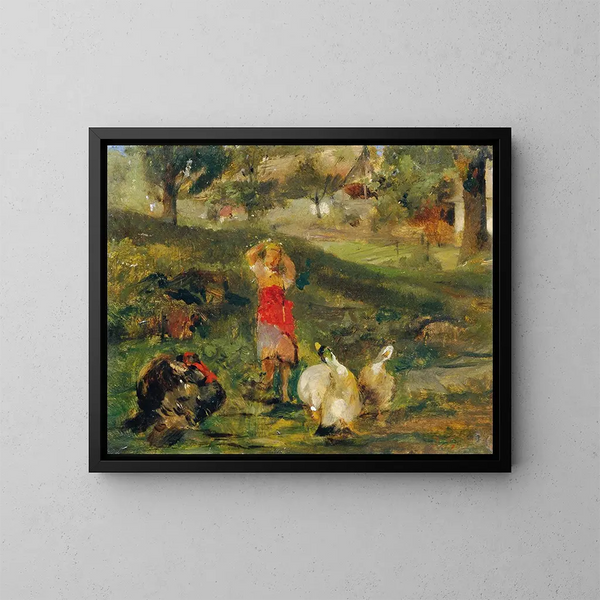 La fille de la source - Johann Till le Jeune — ingelijst kunstwerk aan de muur