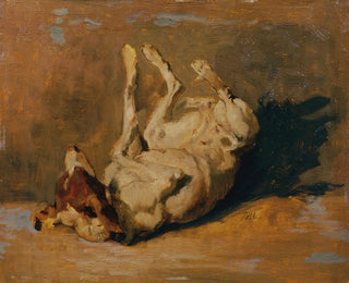 Johann Till the younger - Sich wlzender Hund.webp