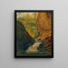 Waldbach - Johann Till le Jeune — framed artwork on a wall