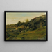 Landschapschilderij met weide en rotsen - Johann Till le Jeune — ingelijst kunstwerk aan de muur