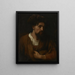 portret van een filosoof - Johann Ulrich Mayr — ingelijst kunstwerk aan de muur
