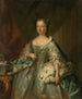 Portrait painting of Anne of Hanover, Princess Royal and Princess of Orange, consort of Prince William IV - Johann Valentin Tischbein — artwork view