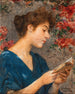 A Beautiful Reader - Johann Victor Krämer — artwork view