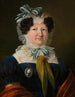 portret van Franziska Salesia, gravin de Gleispach - Johann Wachtl — weergave van het kunstwerk