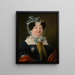 portret van Franziska Salesia, gravin de Gleispach - Johann Wachtl — ingelijst kunstwerk aan de muur