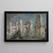 Romeinse ruïnes met aanval - Johann Wilhelm Baur — ingelijst kunstwerk aan de muur