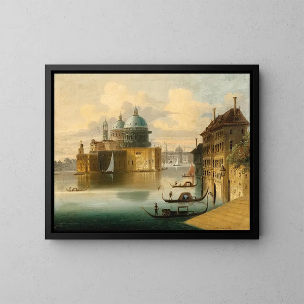 Caprice vénitien - Johann Wilhelm Jankowsky — ingelijst kunstwerk aan de muur