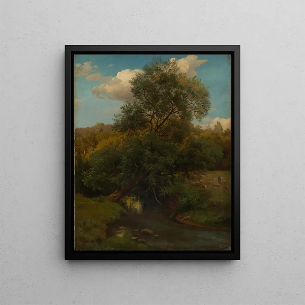 Johann Wilhelm Schirmer - Am Bach.webp