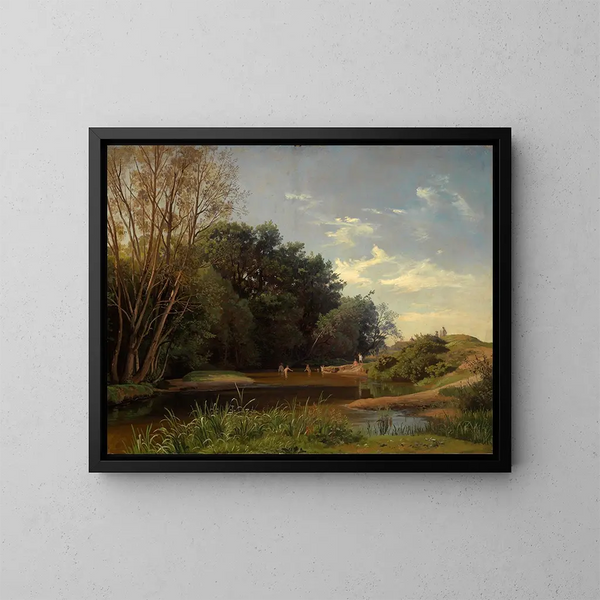 Sur l'Alb III - Johann Wilhelm Schirmer — ingelijst kunstwerk aan de muur