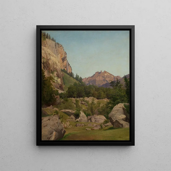 Johann Wilhelm Schirmer - Schweizer Gebirgslandschaft.webp