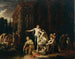 Diane en Callisto in bad - Johann von Spillenberger — weergave van het kunstwerk