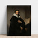 Reproductie van het schilderij Johannes Wtenbogaert schilderij - Rembrandt van Rijn