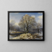 Winterlandschap - Johannes Bartholomus Duntze — ingelijst kunstwerk aan de muur