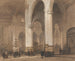 van het uitzicht op de Sint-Laurenskerk in Rotterdam - Johannes Bosboom — weergave van het kunstwerk