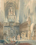 Binnenkant van de kerk - Johannes Bosboom — weergave van het kunstwerk