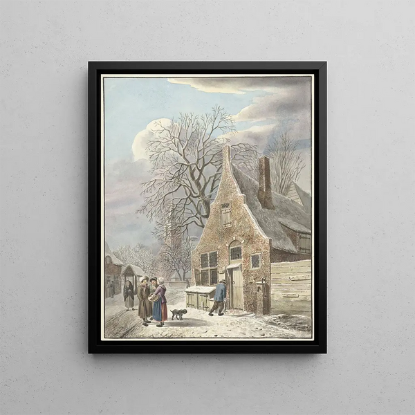 Johannes Christiaan Janson - Dorp onder sneeuw.webp
