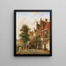 De kanalen - Johannes Franciscus Spohler — ingelijst kunstwerk aan de muur