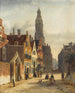 a lively Dutch street scene - Johannes Frederik Hulk — artwork view