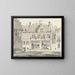 Huizen in Amersfoort - Johannes Jelgerhuis — ingelijst kunstwerk aan de muur
