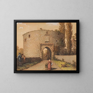 Johannes Maria Monsorno - Das Friedrichstor im Linzer Schloss.webp