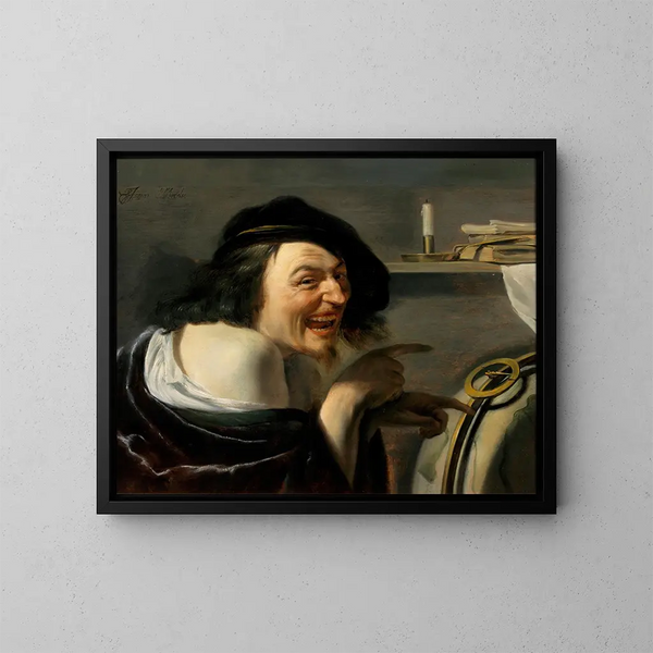 Démocrite - Johannes Paulus Moreelse — ingelijst kunstwerk aan de muur
