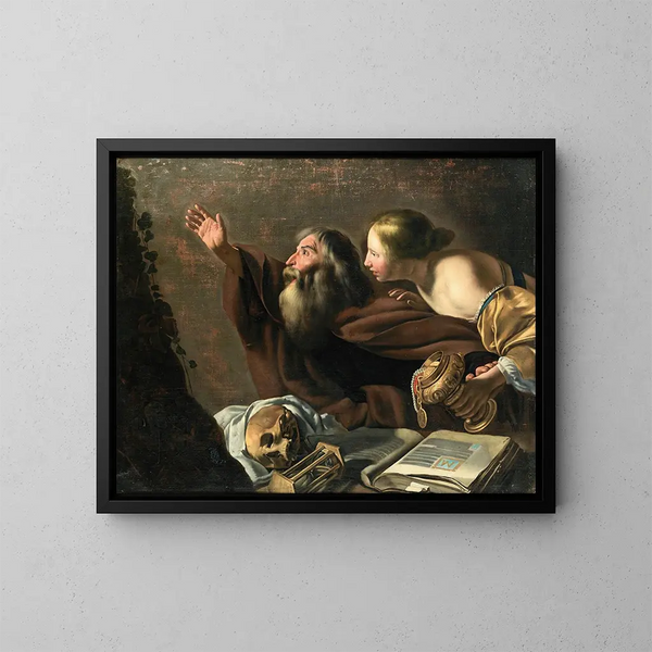 Vanité - Johannes Paulus Moreelse — ingelijst kunstwerk aan de muur