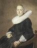 Portret van een vrouw in een fauteuil - Johannes Pieter de Frey — weergave van het kunstwerk