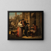 Een boekenverkoper in een Romeinse straat - Johannes Riepenhausen — ingelijst kunstwerk aan de muur