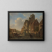 Uitzicht op Dordrecht - Johannes Schoenmakers — ingelijst kunstwerk aan de muur