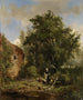 Farmyard Painting - Johannes Wernardus Bilders — artwork view