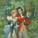 John Aulder en Priscilla - Anoniem — weergave van het kunstwerk