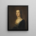 Portret van Miss Hamilton - John Astley — ingelijst kunstwerk aan de muur