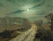 Een landschap in het maanlicht - John Atkinson Grimshaw — weergave van het kunstwerk