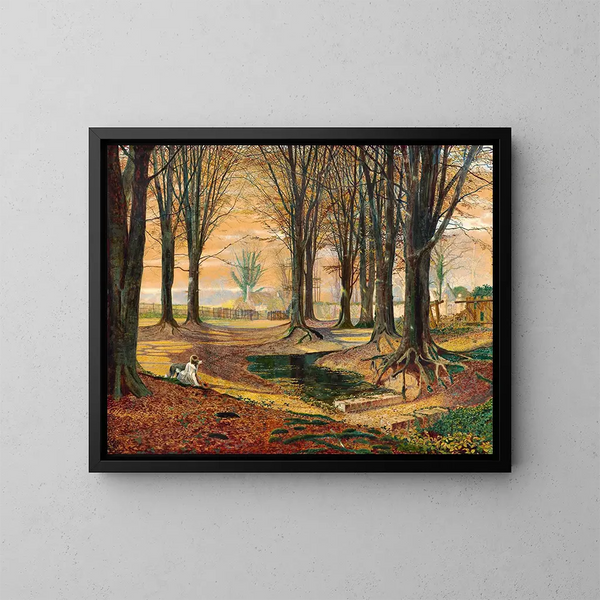 Beukenhout - John Atkinson Grimshaw — ingelijst kunstwerk aan de muur