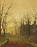 Eind oktober - John Atkinson Grimshaw — weergave van het kunstwerk