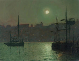 John Atkinson Grimshaw - Old Scarborough.webp