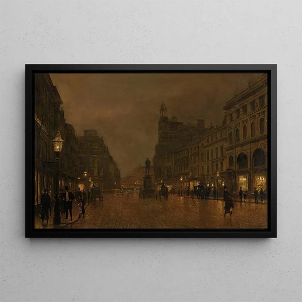 John Atkinson Grimshaw - St Annes Square And Exchange Manchester.webp