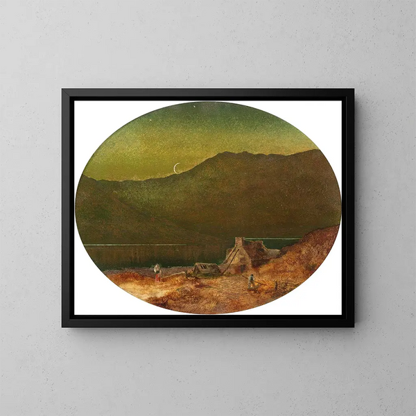 De Kersenvrucht - John Atkinson Grimshaw — ingelijst kunstwerk aan de muur