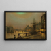 Whitby de nacht - John Atkinson Grimshaw — ingelijst kunstwerk aan de muur