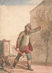Een brandweerman - John Augustus Atkinson — weergave van het kunstwerk