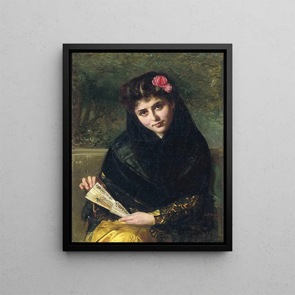 John Bagnold Burgess - A Spanish Beauty.webp