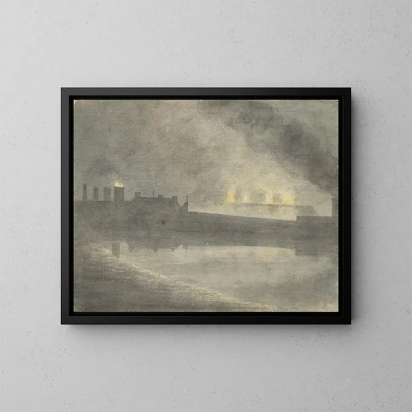 Fonderie à Canon, Herefordshire - John Baptist Malchair — ingelijst kunstwerk aan de muur
