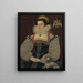 De hertogin van Chandos - John Bettes de Jonge — ingelijst kunstwerk aan de muur