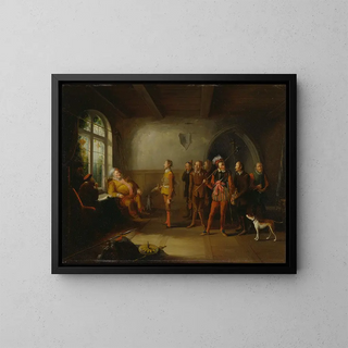 John Cawse - Falstaff and the recruits from Henry IV Part II.webp