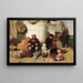 De immigrantenboot - John Charles Dollman — ingelijst kunstwerk aan de muur